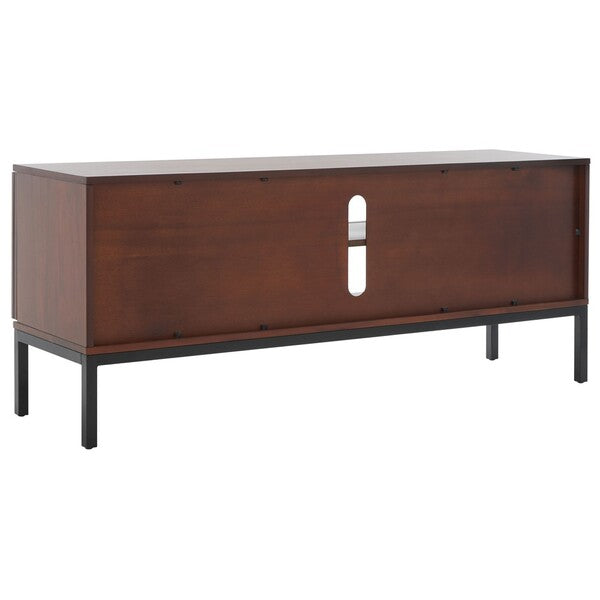 Recovato 54 in. Rattan TV Stand - Walnut