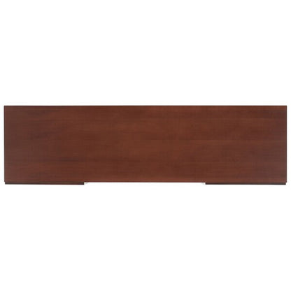 Recovato 54 in. Rattan TV Stand - Walnut