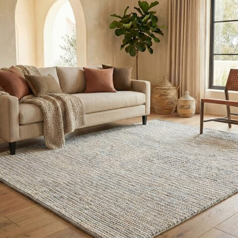 Severino Hand Woven Wool and Cotton Rug