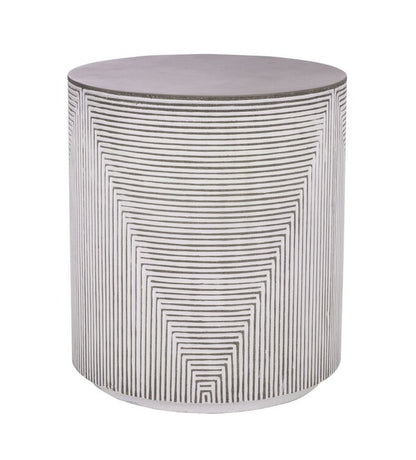 Corso 19 in. Ficonstone Outdoor Accent Table