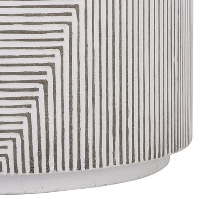 Corso 19 in. Ficonstone Outdoor Accent Table