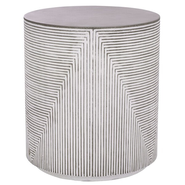 Corso 19 in. Ficonstone Outdoor Accent Table