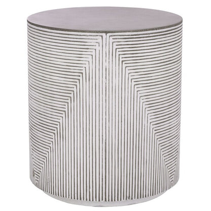 Corso 19 in. Ficonstone Outdoor Accent Table