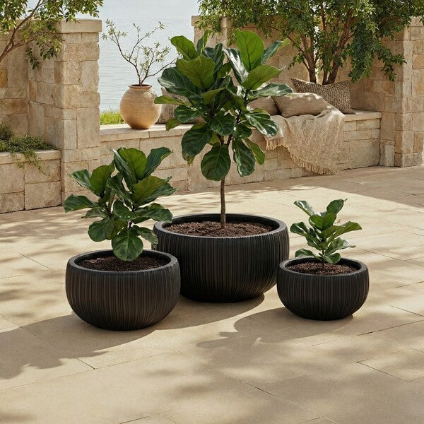 Dinami Outdoor Planter Pot - Set of 3