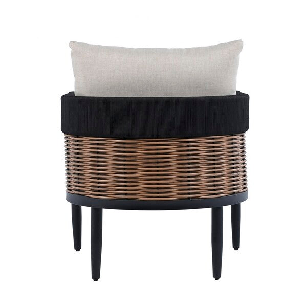Settimo Taupe Outdoor Accent Chair - Set of 2