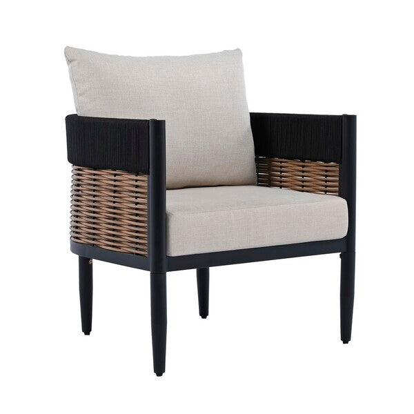 Settimo Taupe Outdoor Accent Chair - Set of 2