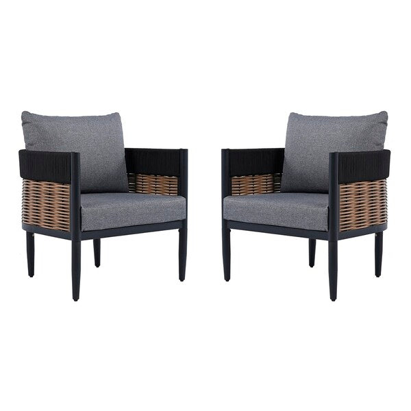 Settimo Grey Outdoor Accent Chair - Set of 2