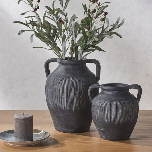 Perugia Stoneware Vase - Set of 2