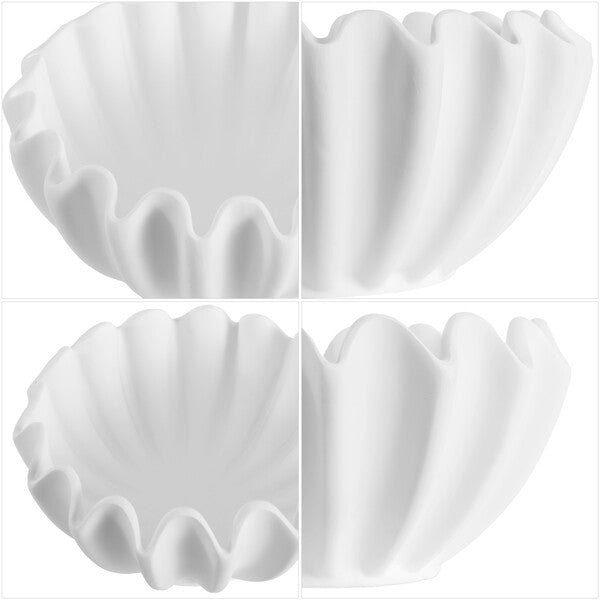 Piovega Ceramic Ruffle Bowl - Set of 2