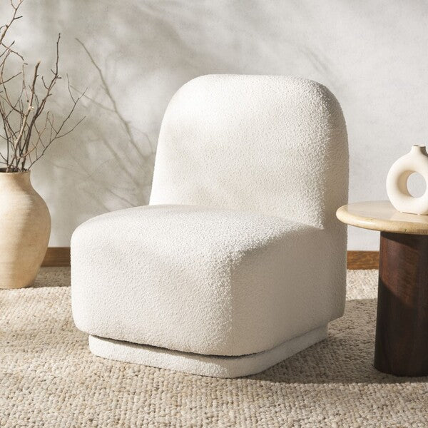 Arconate Boucle Swivel Accent Chair