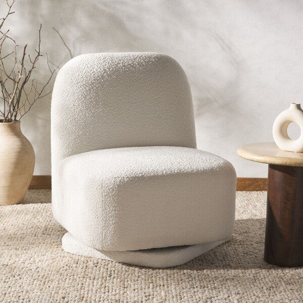 Arconate Boucle Swivel Accent Chair