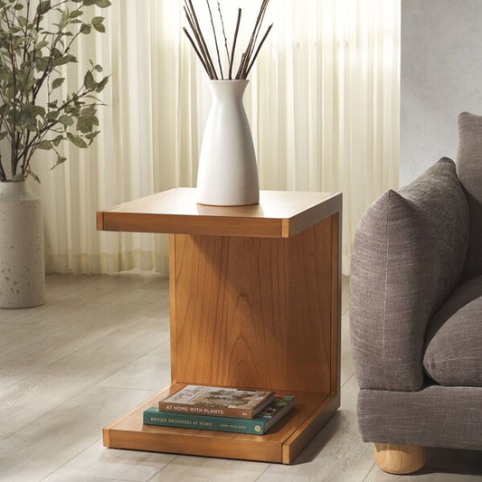 Montalto 23 in. Pine Wood Accent Table