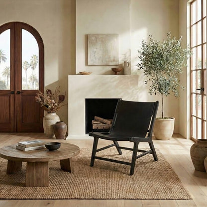 Ossimo Leather Accent Chair