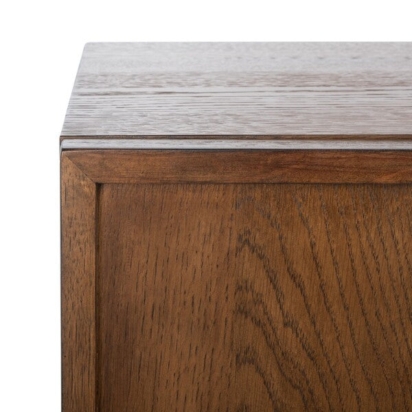 Pozzolo 58 in.  Oak Veneer Media Stand