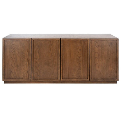 Pozzolo 58 in.  Oak Veneer Media Stand