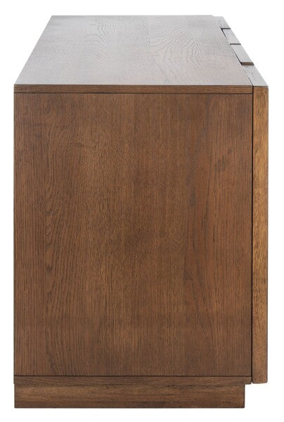 Pozzolo 58 in.  Oak Veneer Media Stand