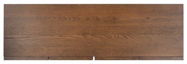 Pozzolo 58 in.  Oak Veneer Media Stand