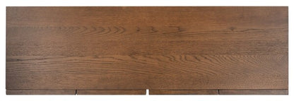Pozzolo 58 in.  Oak Veneer Media Stand