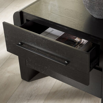 Varesino 29 in. Rubberwood Nightstand