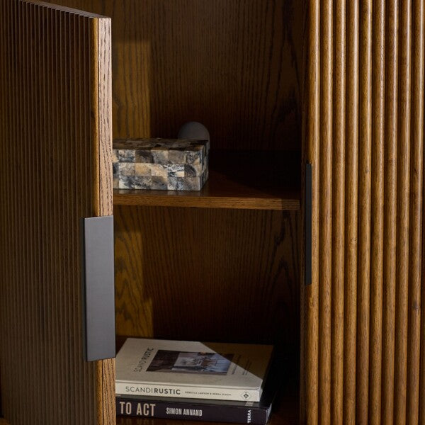 Finita 60 in. Oak Veneer Sideboard - Medium Oak