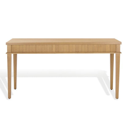 Spoleto 60 in. Rubber Wood Desk - Oak