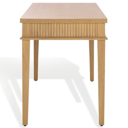 Spoleto 60 in. Rubber Wood Desk - Oak