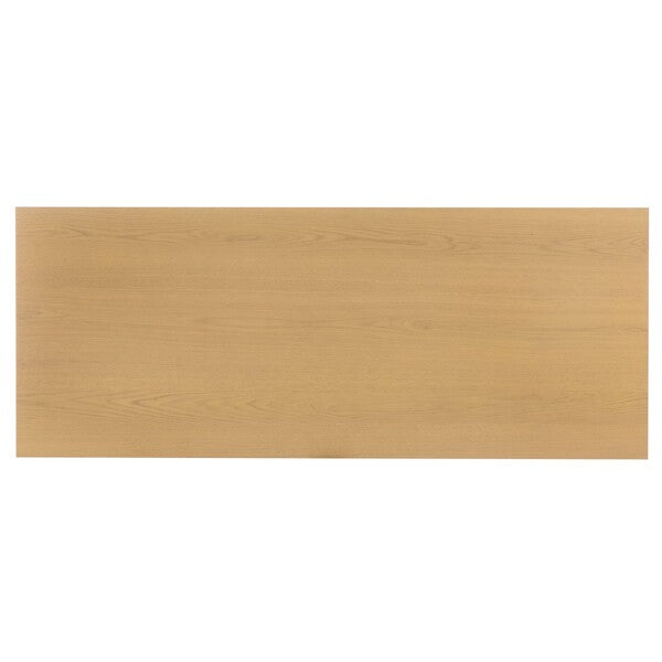 Spoleto 60 in. Rubber Wood Desk - Oak