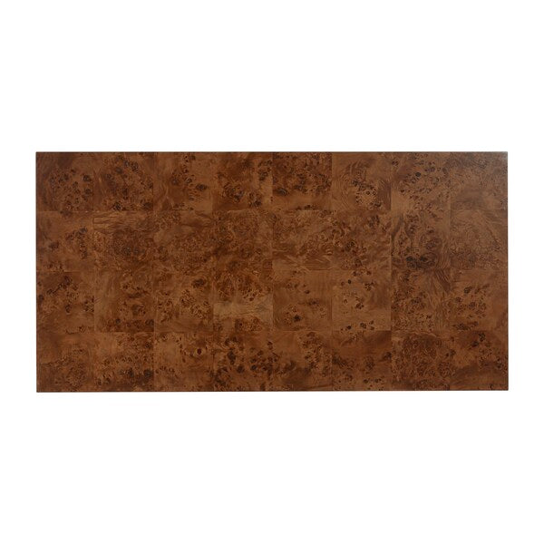 Valera 55 in. Burl Wood Coffee Table