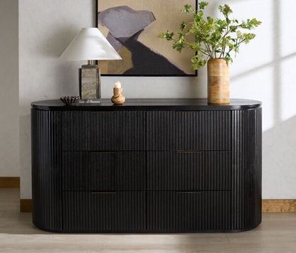 Roncaro 60 in. Rubberwood Dresser