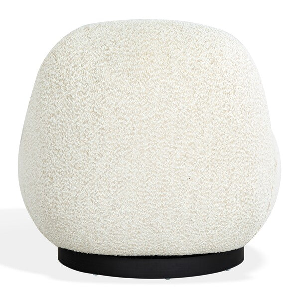 Ginesio Boucle Accent Chair - Ivory