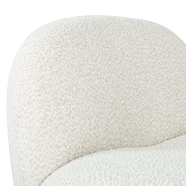 Ginesio Boucle Accent Chair - Ivory