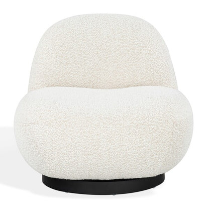 Ginesio Boucle Accent Chair - Ivory