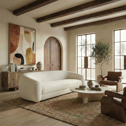 Marano 90 in. Boucle Sofa