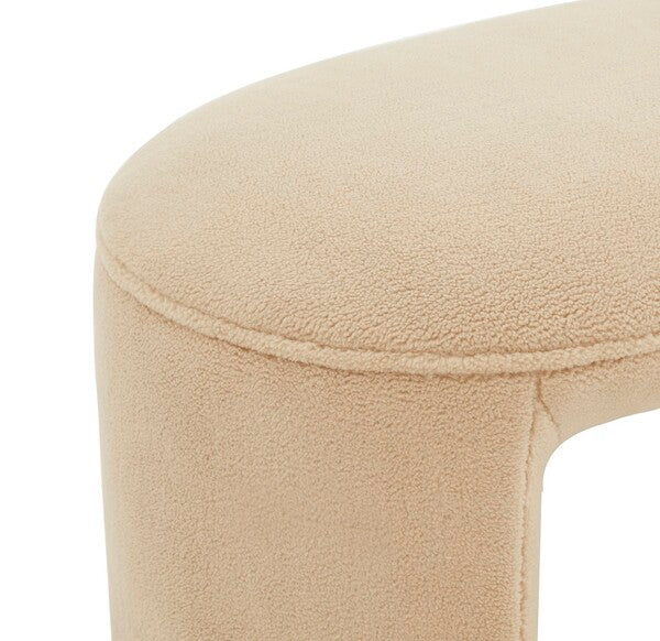 Cambio Faux Lamb Wool Bench