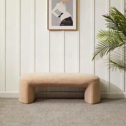 Cambio Faux Lamb Wool Bench