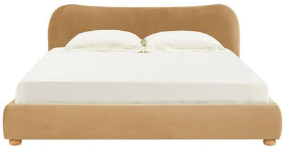 Lumenera 89 in. Velvet King Bed