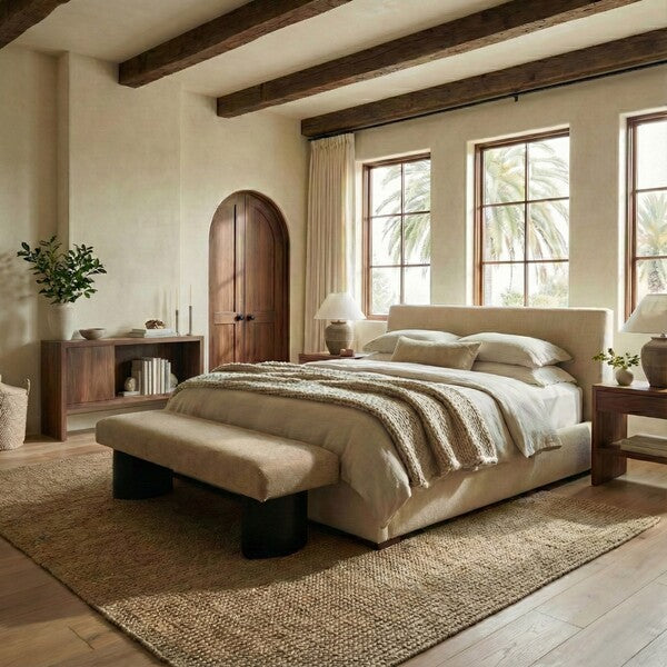 Olda Metal Legs Bench