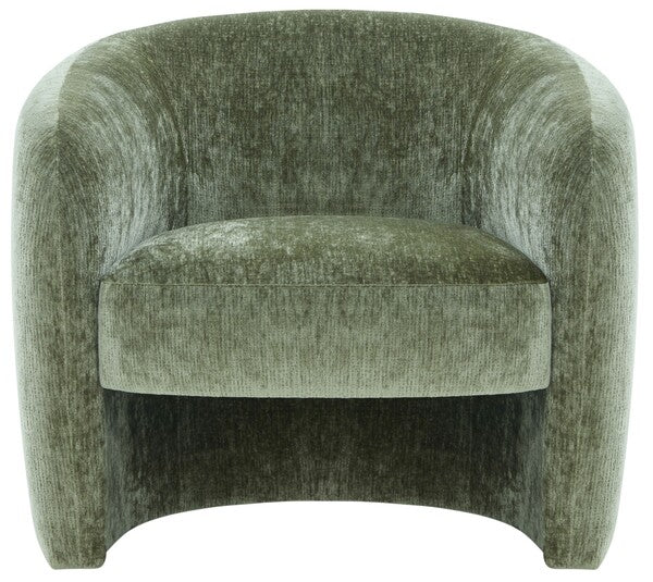 Caiano Chenille Barrel Back Accent Chair
