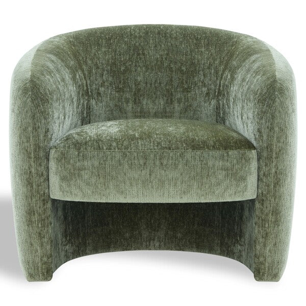 Caiano Chenille Barrel Back Accent Chair
