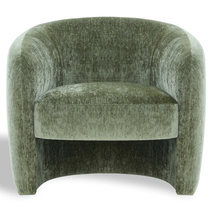 Caiano Chenille Barrel Back Accent Chair