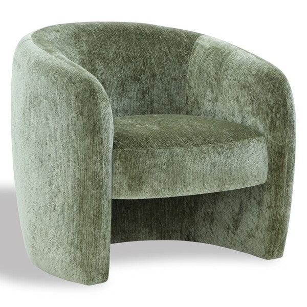 Caiano Chenille Barrel Back Accent Chair