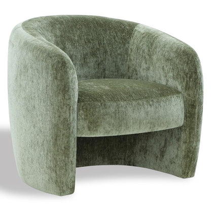 Caiano Chenille Barrel Back Accent Chair