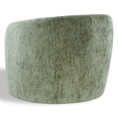 Caiano Chenille Barrel Back Accent Chair