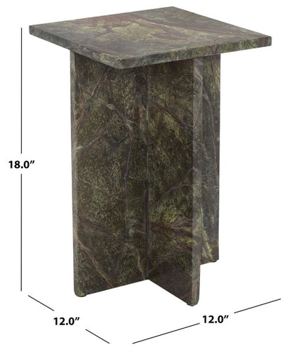 Blello 18 in. Marble Accent Table