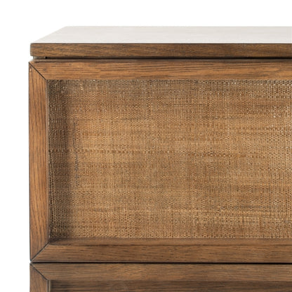 Cella 63 in. Rustic Oak Veneer Dresser - Natural