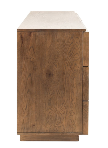 Cella 63 in. Rustic Oak Veneer Dresser - Natural