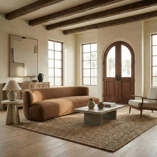 Serole 91 in. Chenille Sofa