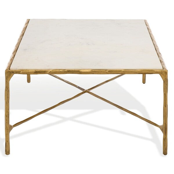 Torinese 48 in. Marble Top Coffee Table