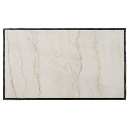 Torinese 48 in. Marble Top Coffee Table - Black