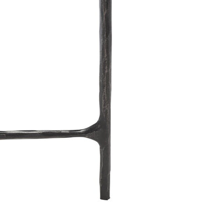 Torinese 48 in. Glass Top Coffee Table - Black
